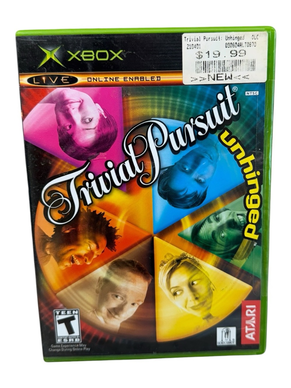 Xbox Trivial Pursuit Unhinged CIB Atari Original Xbox Game Complete